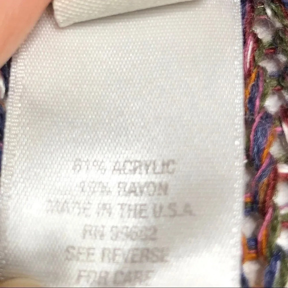 CB Established 1962 Multicolor V-Neck Sweater - Picture 7 of 9